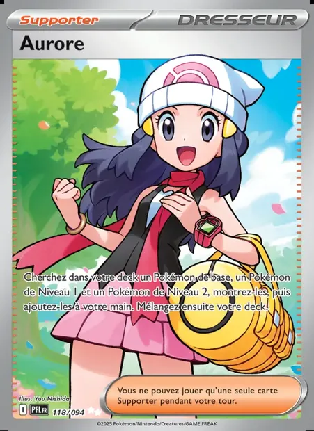 Aurore, carte Pokémon PFL 118 — extension Flammes Fantasmagoriques