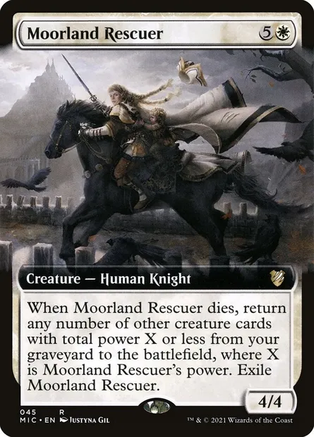 Moorland Rescuer, Magic card MIC 45 — Midnight Hunt Commander set