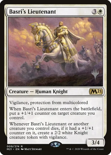 Basri's Lieutenant, Magic card PM21 9p — Core Set 2021 Promos set