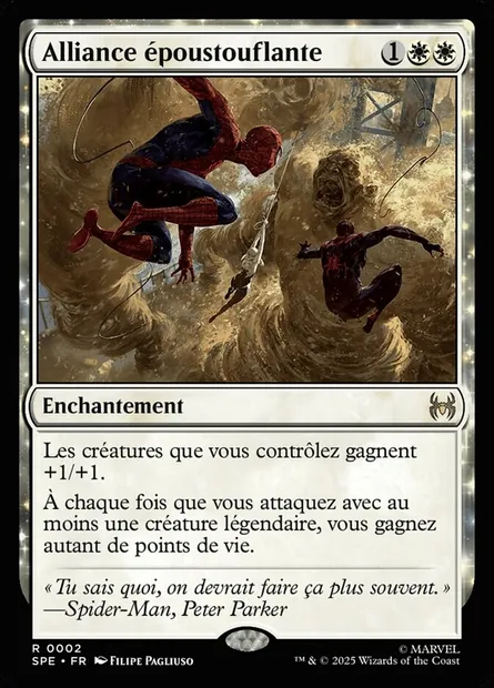 Alliance époustouflante, carte Magic SPE 2 — extension Marvel's Spider-Man Eternal