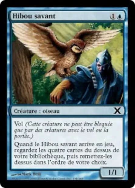 Hibou savant, carte Magic 10E 104 — extension Dixième édition