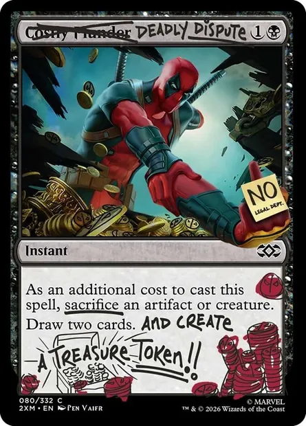 Deadly Dispute, Magic card SLD IFIYW-1 — Secret Lair Drop set
