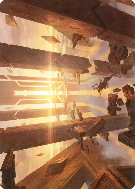 Skyclave Basilica // Skyclave Basilica, Magic card AZNR 44 — Zendikar Rising Art Series set