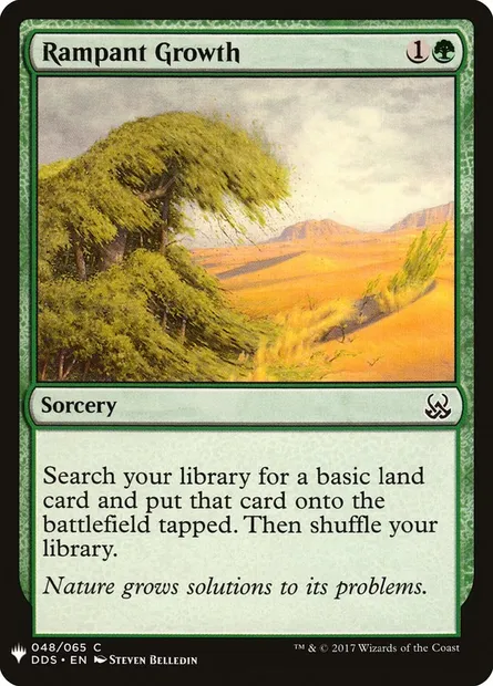 Croissance luxuriante, carte Magic PLST DDS-48 — extension The List