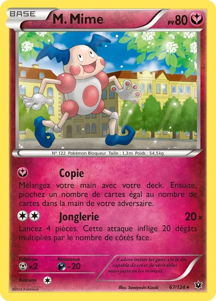 M. Mime, carte Pokémon FCO 67 — extension Impact des Destins