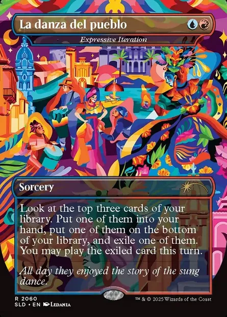 Expressive Iteration, Magic card SLD 2060 — Secret Lair Drop set