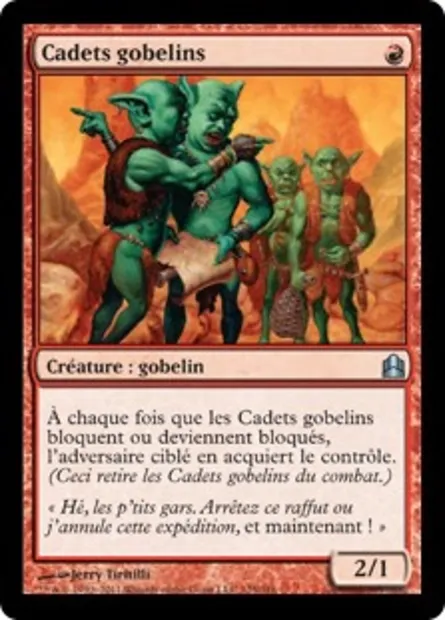 Cadets gobelins, carte Magic CMD 125 — extension Commander 2011