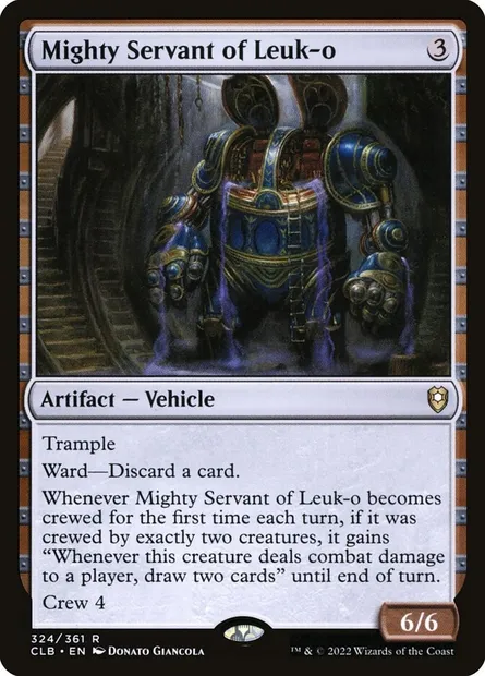 Mighty Servant of Leuk-o, Magic card CLB 324 — Commander Legends: Battle for Baldur's Gate set