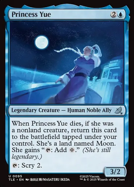 Princess Yue, Magic card TLE 95 — Avatar: The Last Airbender Eternal set
