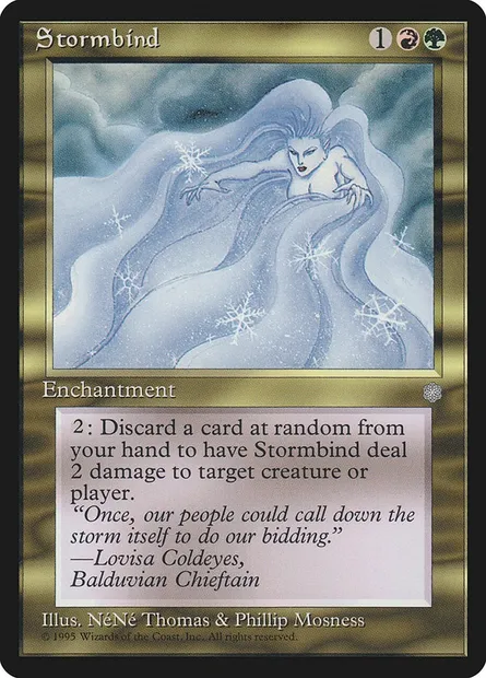 Stormbind, Magic card ICE 304 — Ice Age set