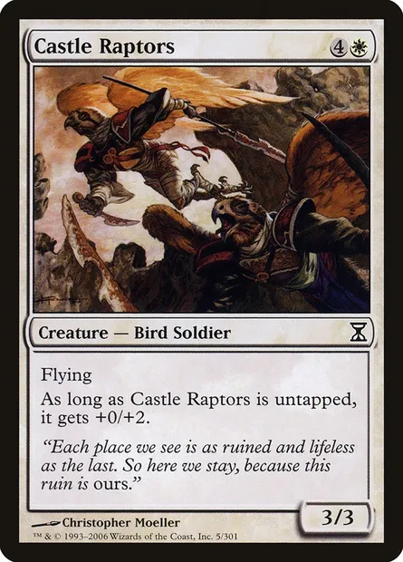 Castle Raptors, Magic card TSP 5 — Time Spiral set