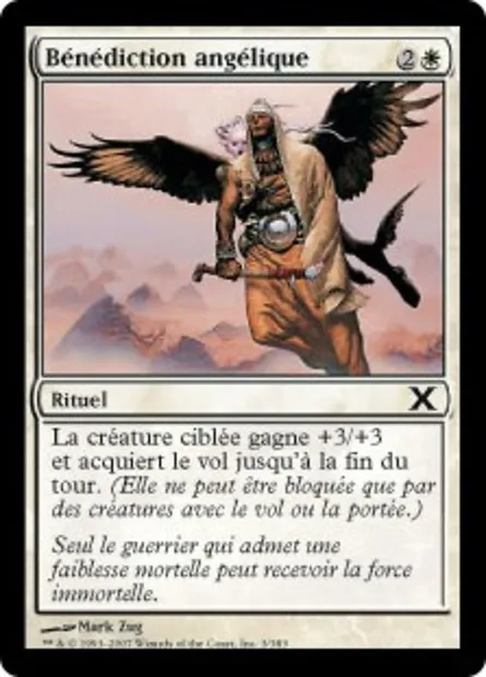 Bénédiction angélique, carte Magic 10E 3 — extension Dixième édition