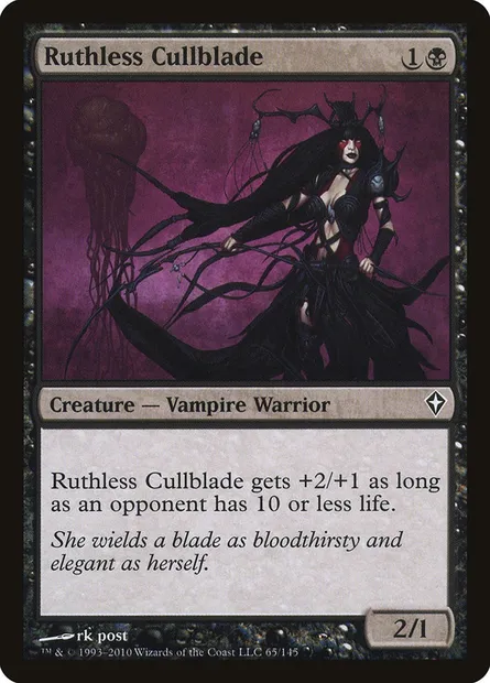 Ruthless Cullblade, Magic card WWK 65 — Worldwake set
