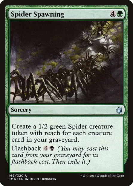 Spider Spawning, Magic card CMA 149 — Commander Anthology set