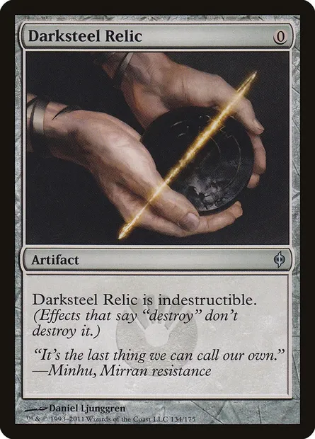 Darksteel Relic, Magic card NPH 134 — New Phyrexia set