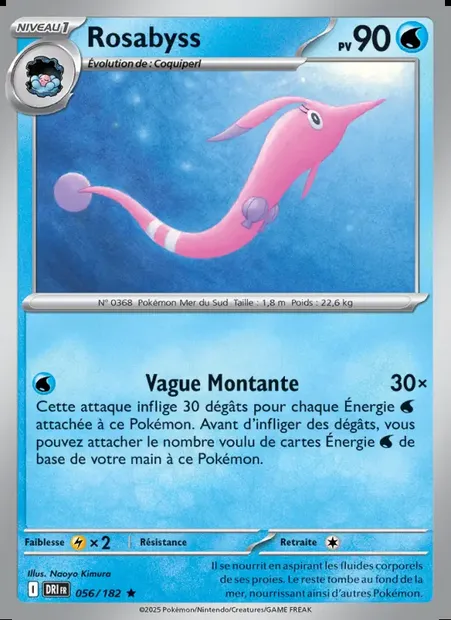 Rosabyss, carte Pokémon DRI 056 — extension Rivalités Destinées