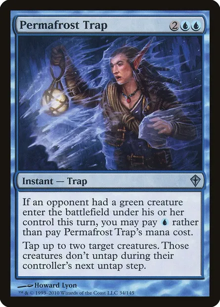 Permafrost Trap, Magic card WWK 34 — Worldwake set