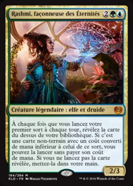 Rashmi, façonneuse des Éternités, carte Magic KLD 184 — extension Kaladesh