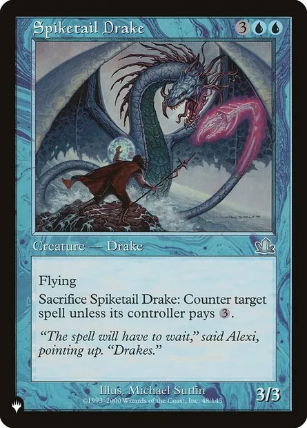 Spiketail Drake, Magic card PLST PCY-48 — The List set