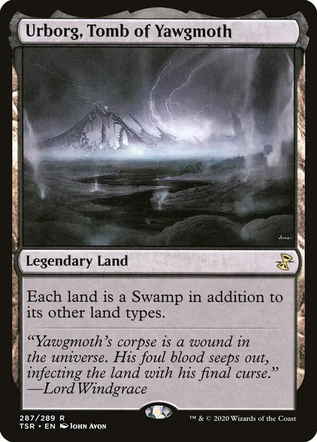 Urborg, Tomb of Yawgmoth, Magic card TSR 287 — Time Spiral Remastered set