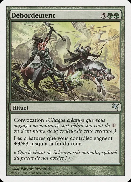 Overwhelm, Magic card PSAL J39 — Salvat 2005 set
