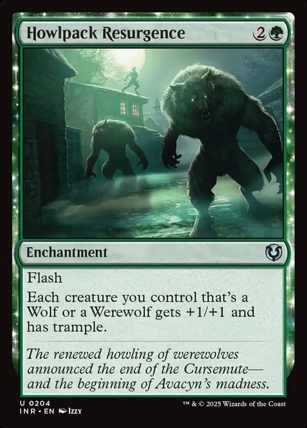 Howlpack Resurgence, Magic card INR 204 — Innistrad Remastered set