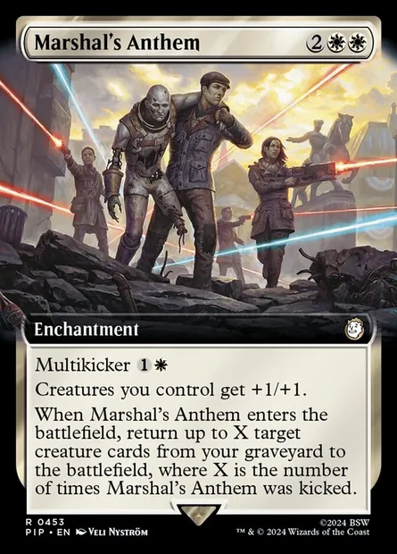 Antienne du maréchal, carte Magic PIP 453 — extension Fallout