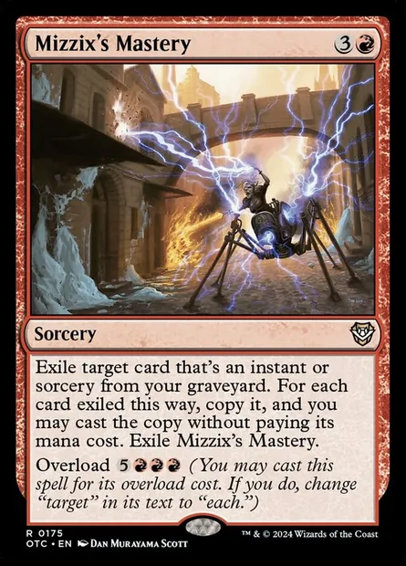 Mizzix's Mastery, Magic card OTC 175 — Outlaws of Thunder Junction Commander set