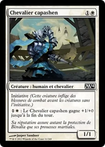 Chevalier capashen, carte Magic M14 11 — extension Magic 2014