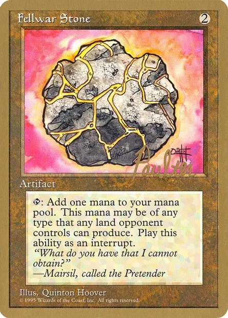 Fellwar Stone, Magic card PTC pp319 — Pro Tour Collector Set set