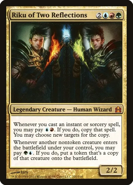 Riku of Two Reflections, Magic card CMD 220 — Commander 2011 set