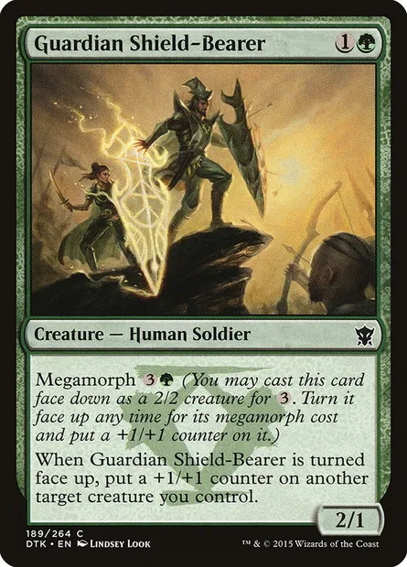 Guardian Shield-Bearer, Magic card DTK 189 — Dragons of Tarkir set