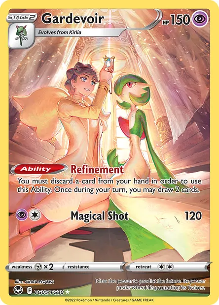 Gardevoir, Pokémon card SIT TG05 — Silver Tempest set