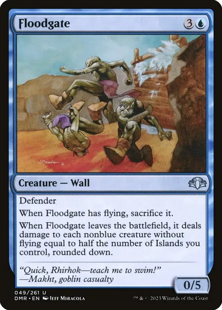 Floodgate, Magic card DMR 49 — Dominaria Remastered set