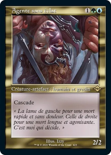 Agente sans éclat, carte Magic MH2 423 — extension Horizons du Modern 2