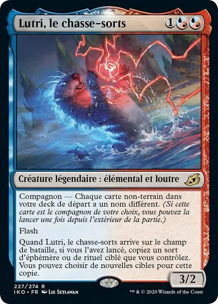 Lutri, le chasse-sorts, carte Magic IKO 227 — extension Ikoria: Lair of Behemoths