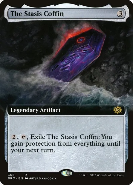 The Stasis Coffin, Magic card BRO 366 — The Brothers' War set