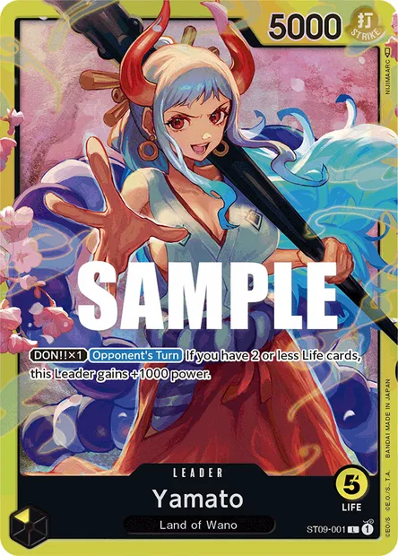 Yamato, carte One Piece ST09-001 — extension Yamato