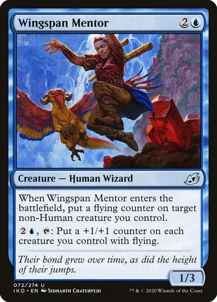 Wingspan Mentor, Magic card IKO 72 — Ikoria: Lair of Behemoths set