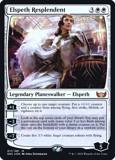 Elspeth Resplendent, Magic card PSNC 11s — Streets of New Capenna Promos set