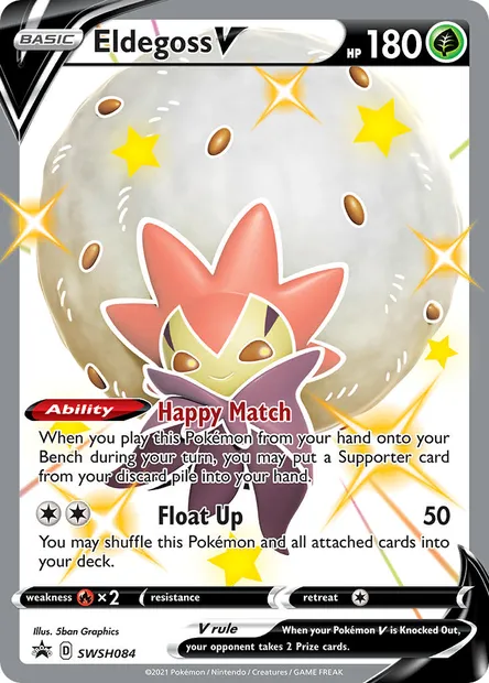Eldegoss V, Pokémon card SWSH 084 — SWSH Black Star Promos set