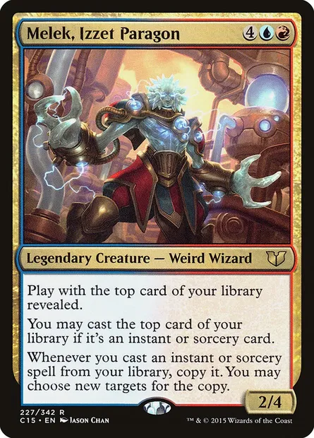 Melek, Izzet Paragon, Magic card C15 227 — Commander 2015 set