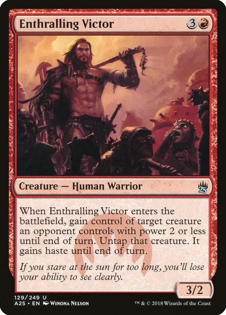 Enthralling Victor, Magic card A25 129 — Masters 25 set