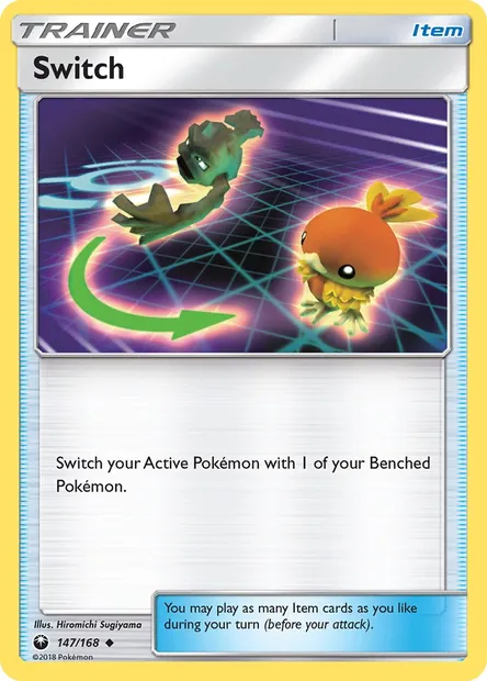 Switch, Pokémon card CES 147 — Celestial Storm set
