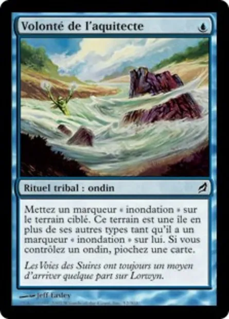 Volonté de l'aquitecte, carte Magic LRW 52 — extension Lorwyn