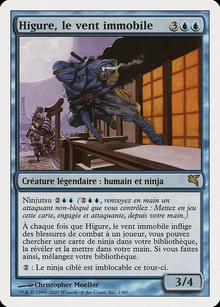 Higure, the Still Wind, Magic card PSAL E1 — Salvat 2005 set