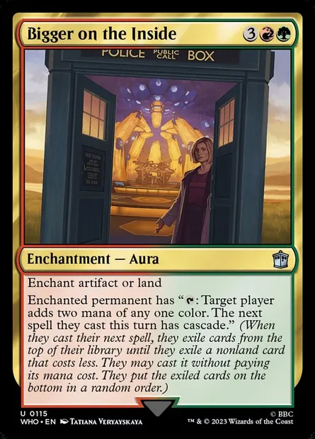 Bigger on the Inside, Magic card WHO 115 — Doctor Who set