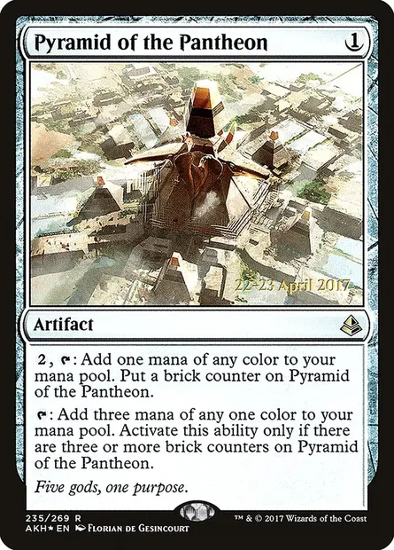 Pyramid of the Pantheon, Magic card PAKH 235s — Amonkhet Promos set