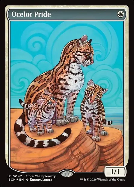 Ocelot Pride, Magic card SCH 47 — Store Championships set