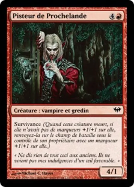 Pisteur de Prochelande, carte Magic DKA 100 — extension Obscure Ascension